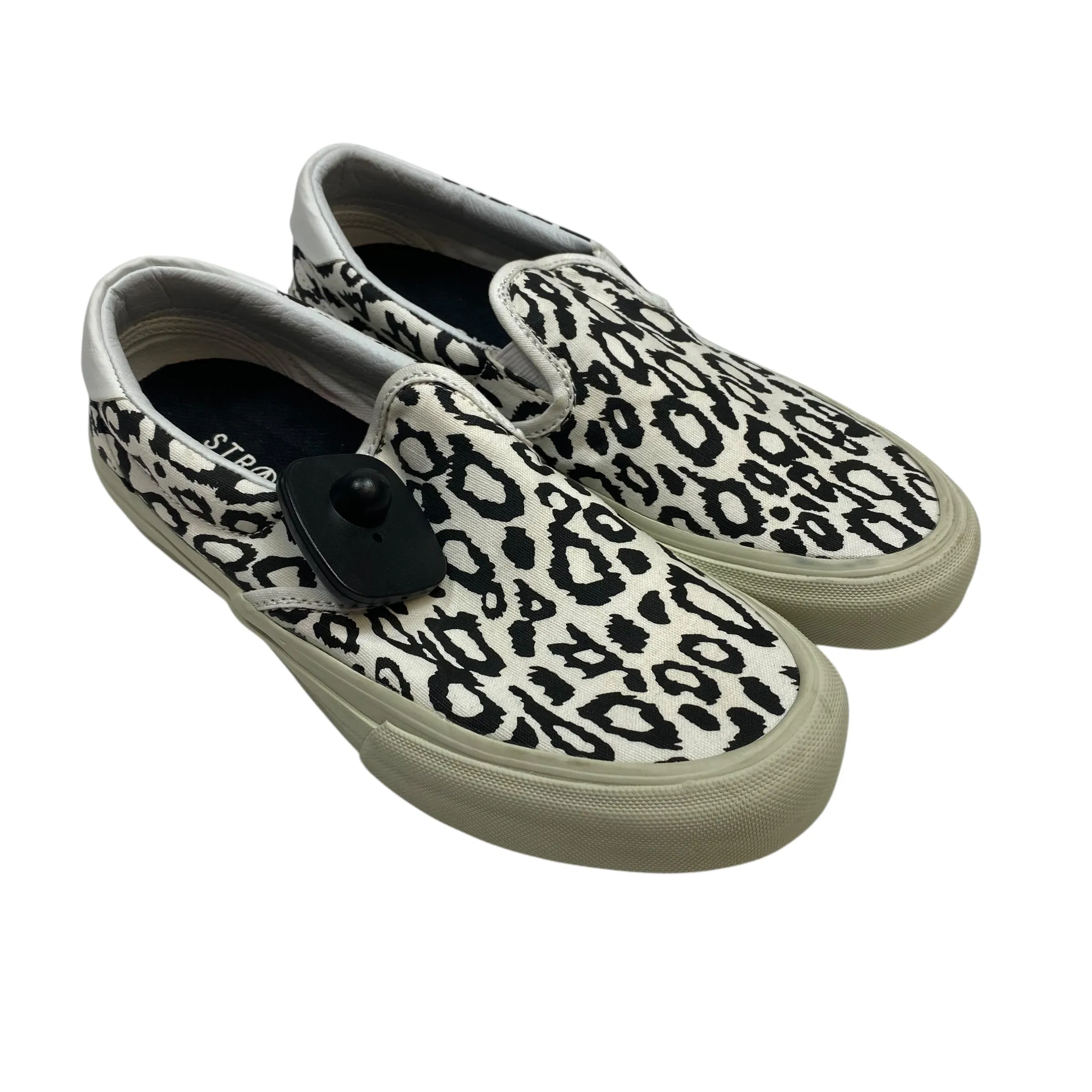 Shoes Flats By Straye In Black & White, Size:7.5 Lazy Mood Garden Path