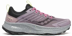 Saucony Ride TR2 Womens Trail Running Shoes - Purple Energy Recycling Foam rubber shoes