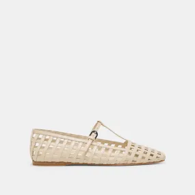 Peace Feel RAINS BALLET FLATS IVORY STELLA