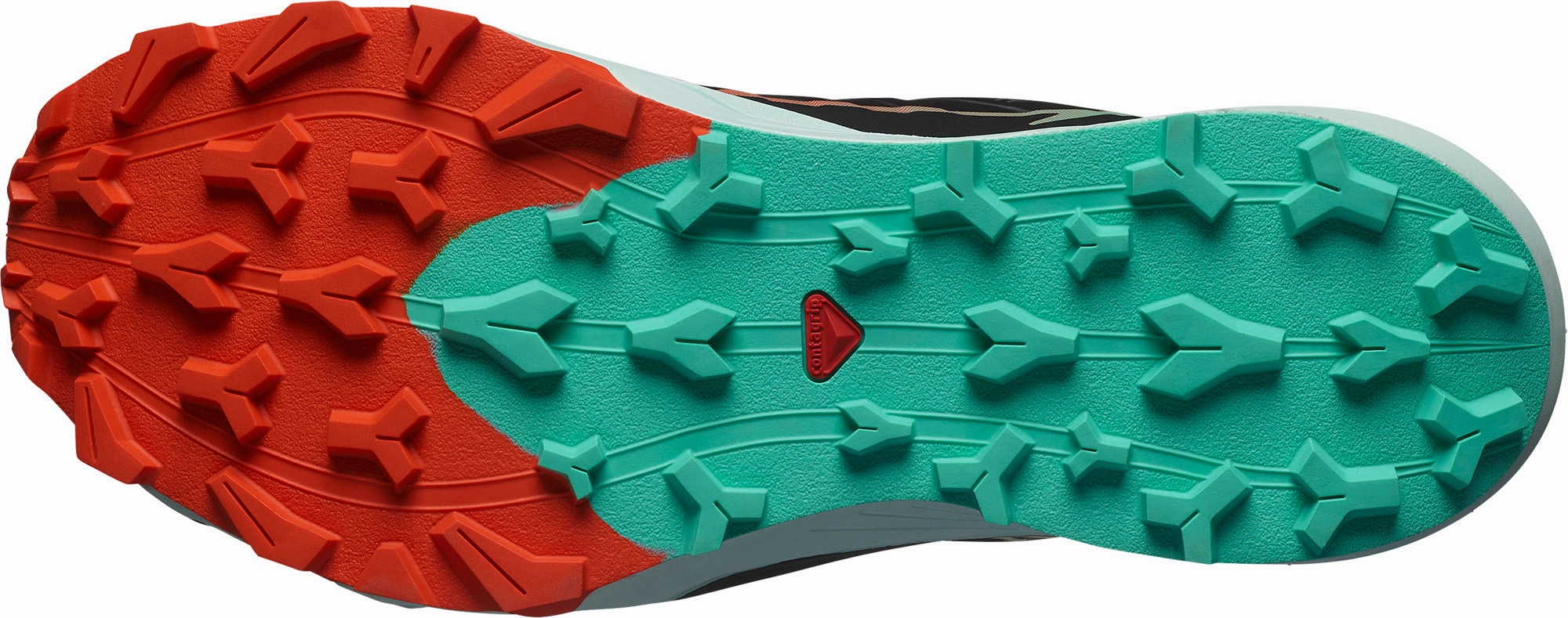 Salomon Thundercross Mens Trail Running Shoes - Black Leather Material jogging in park