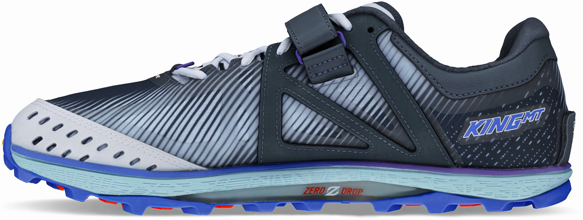 Altra King MT Mens Trail Running Shoes - Blue Anti-bacterial