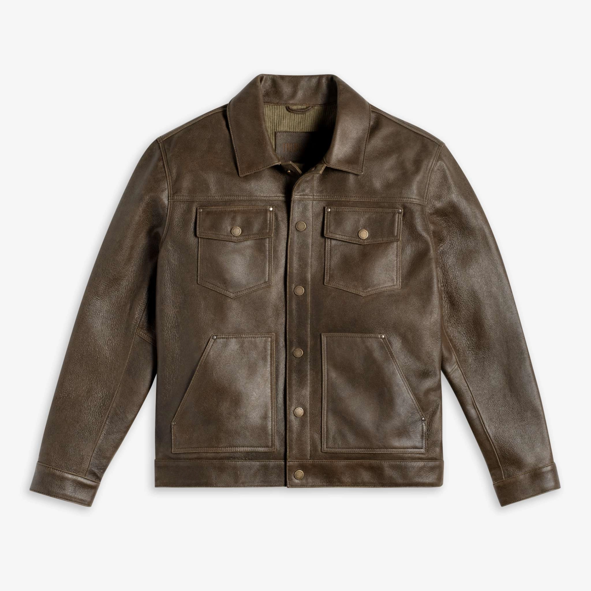 Roughout Cruiser Jacket | Dark Olive Light Function