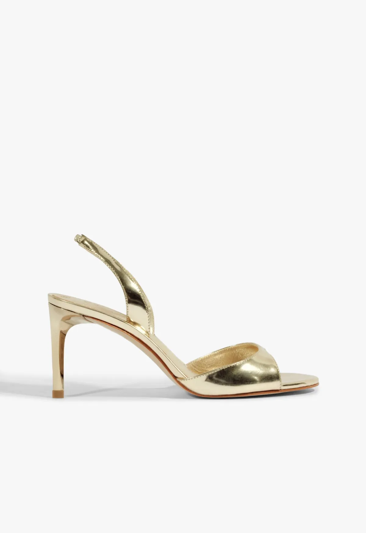 Hydrophobic Lining Scarlett Sling Mid Metallic Sandal