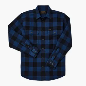 Striped style Timeless Style Filson Field Flannel Shirt | Cobalt Blue Black