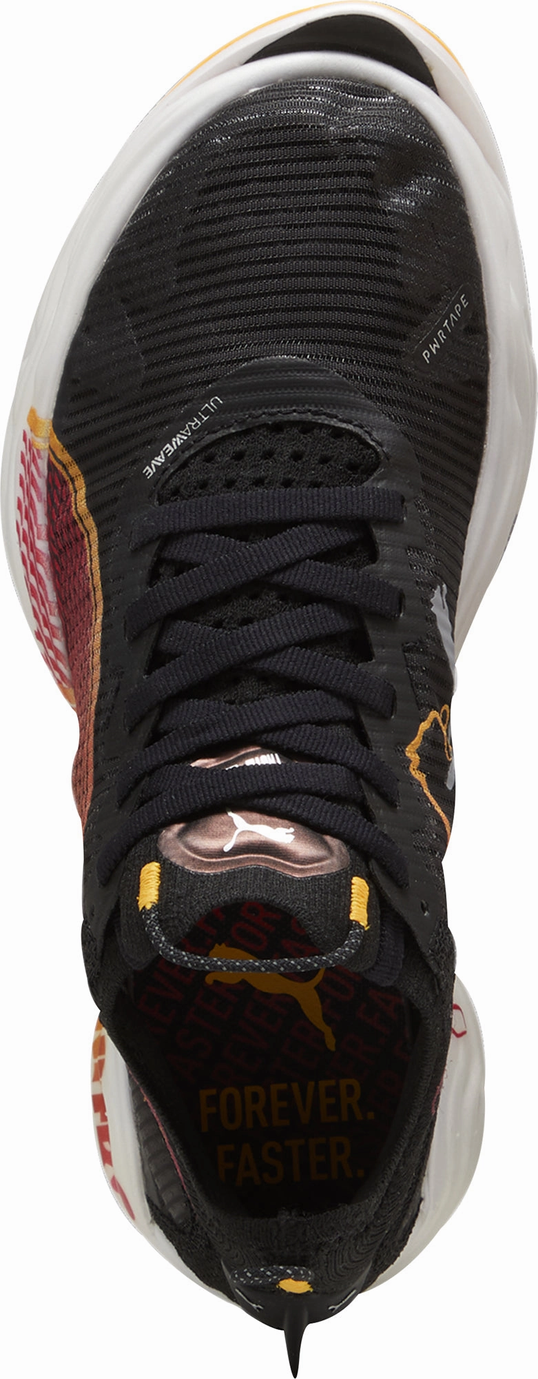 narrow - fit precision Arch contour Puma Fast-R Nitro Elite 2 Womens Running Shoes - Black