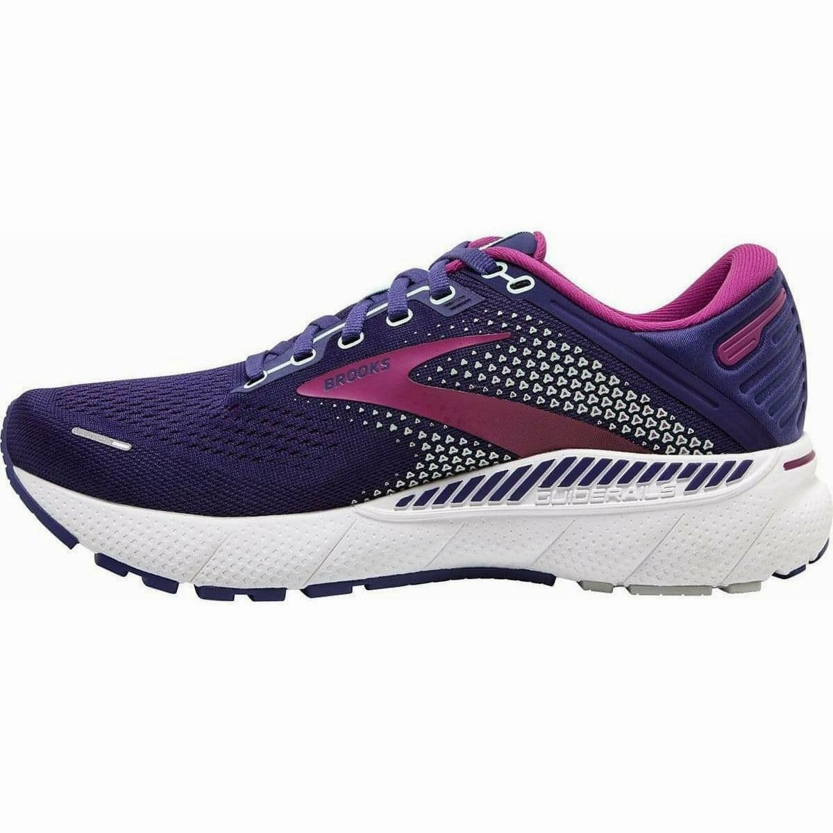 Brooks Adrenaline GTS 22 Womens Running Shoes - Purple Ultra Light Construction coastal - climate shoes