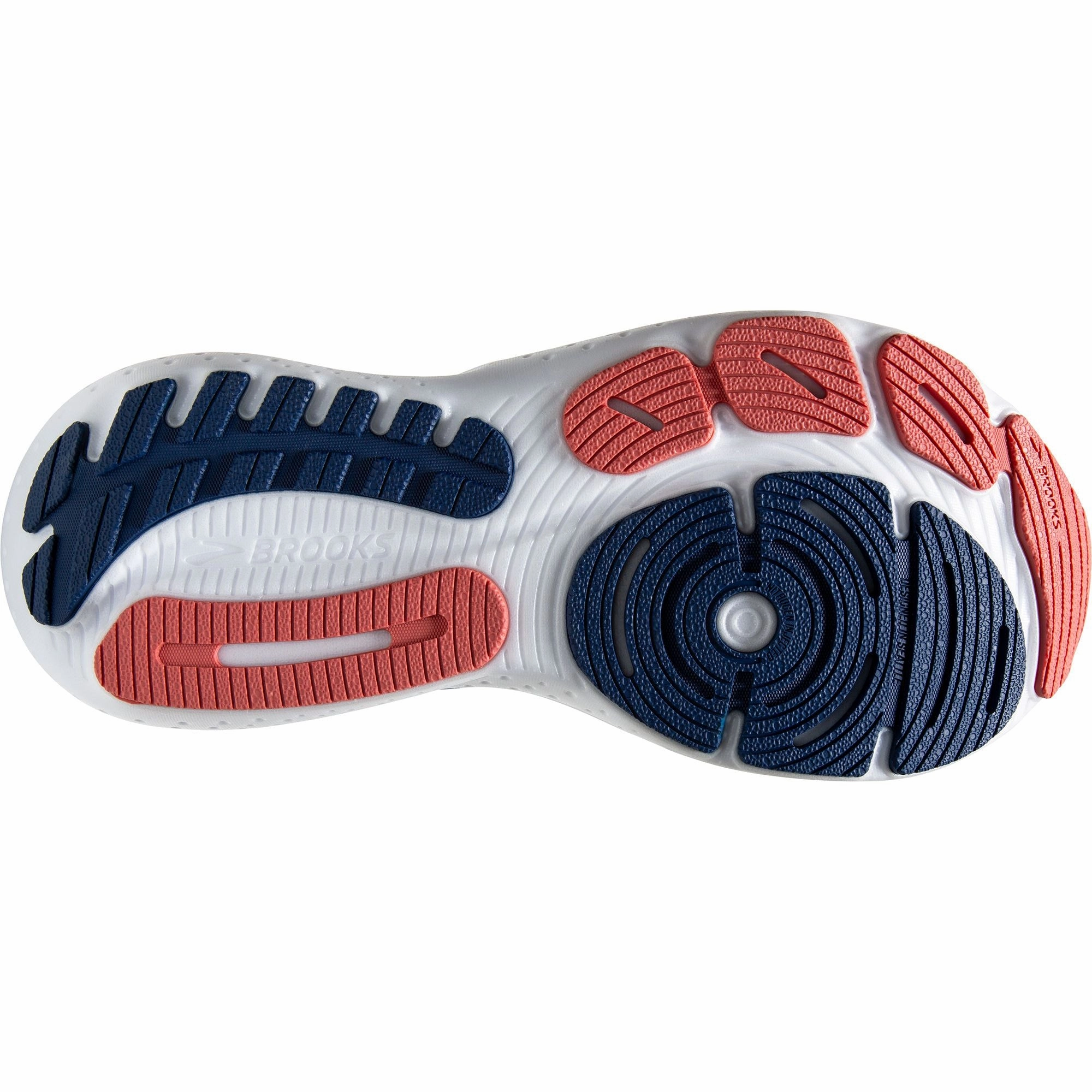 Brooks Glycerin 21 WIDE FIT Womens Running Shoes - Blue running in a travertine pool area shoes Comfort-focused