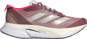 adidas Adizero Boston 12 Womens Running Shoes - Red Orthopedic Support relay running