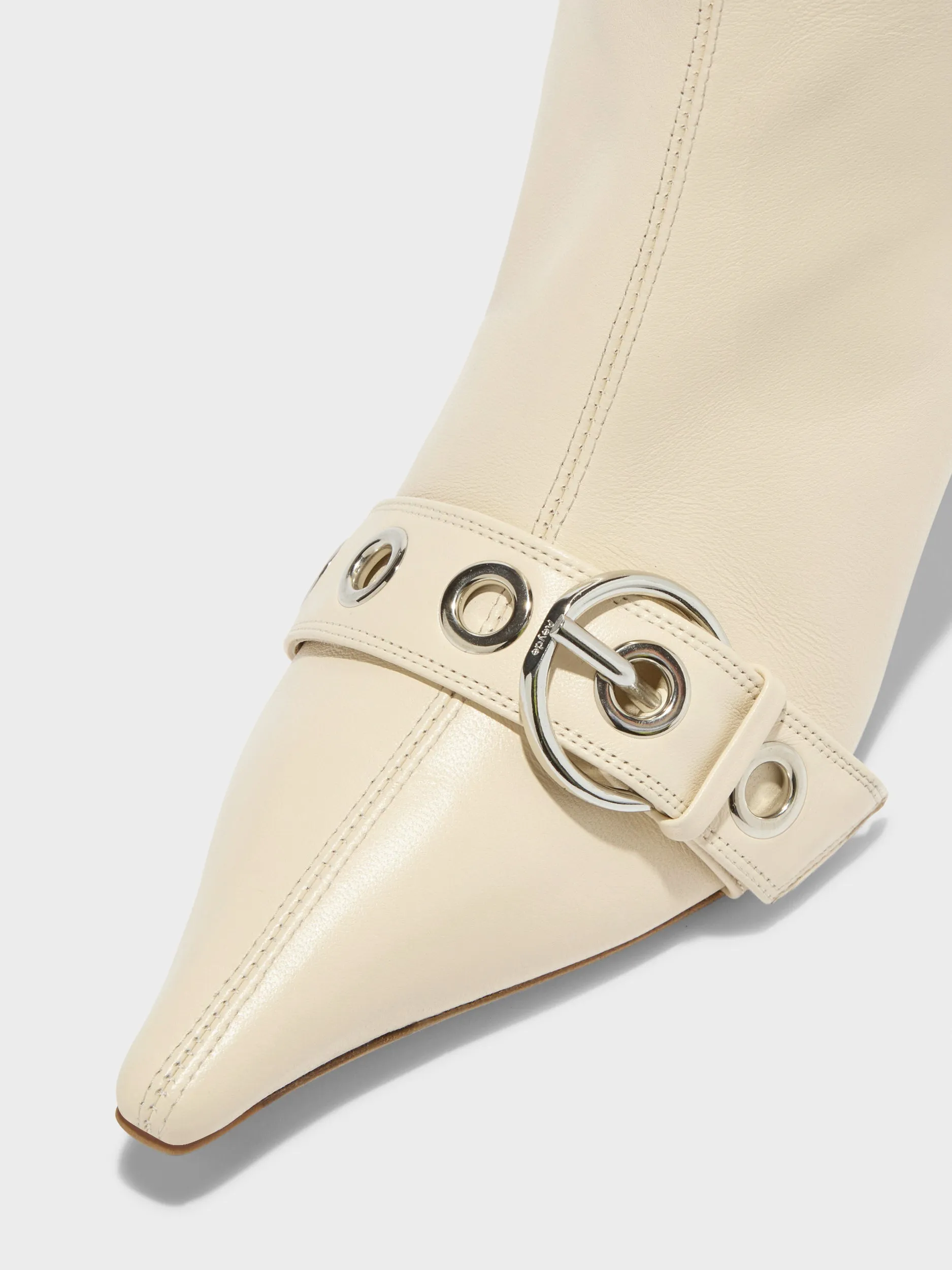 Vivian Eyelet High Boots Construction Grade