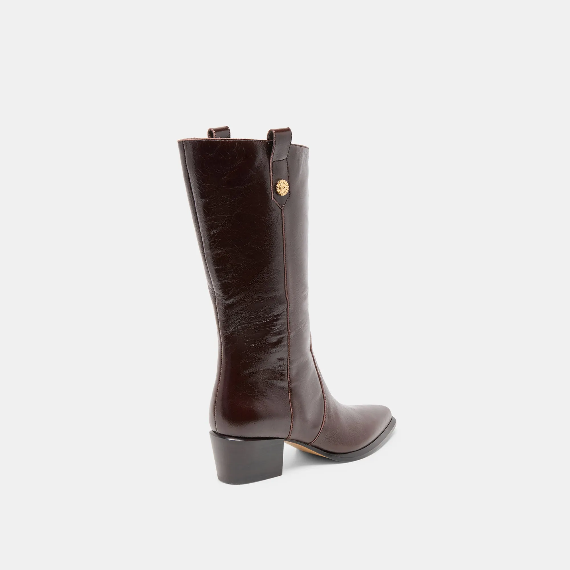 Flexible Frame All Day Worker VERN WIDE CALF BOOTS CHOCOLATE LEATHER