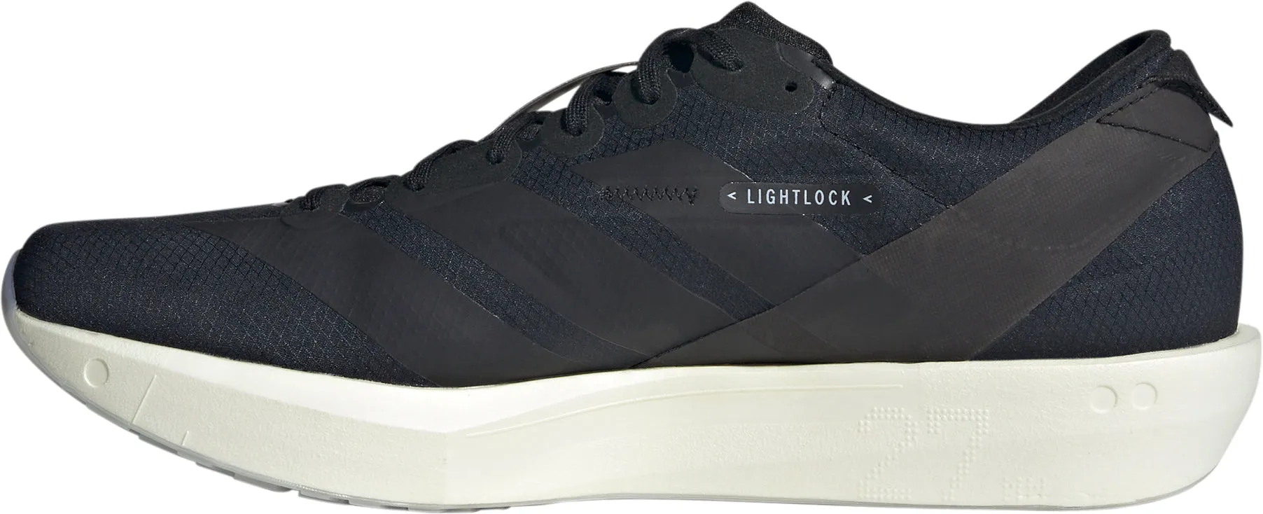 adidas Adizero Adios 9 Mens Running Shoes - Black outdoor sole