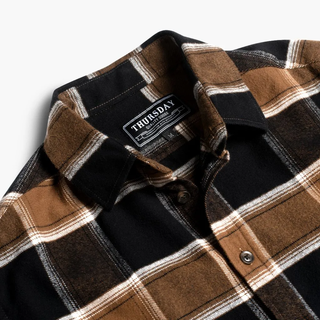 Water Repellent Finish Forever Flannel Shirt | Dark Roast