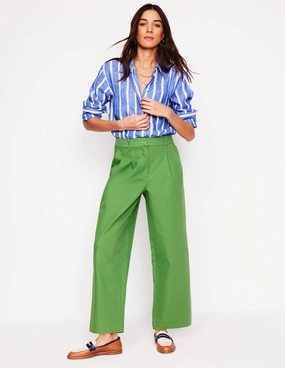 Bloomsbury Cotton Trousers-Paradise Green Chill Wear Packable design