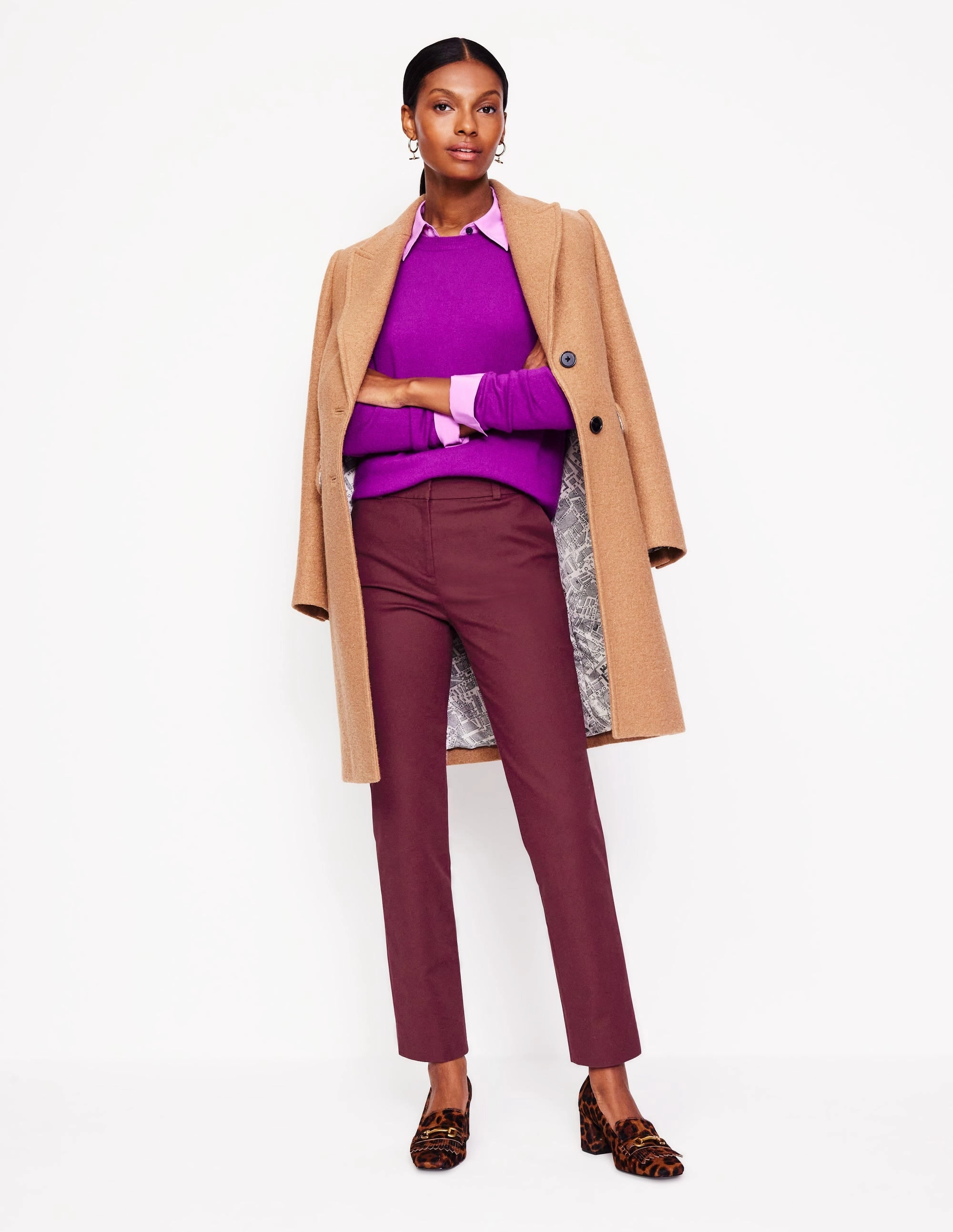 Richmond 7/8 Trousers-Deep Wisteria Outdoor Friendly