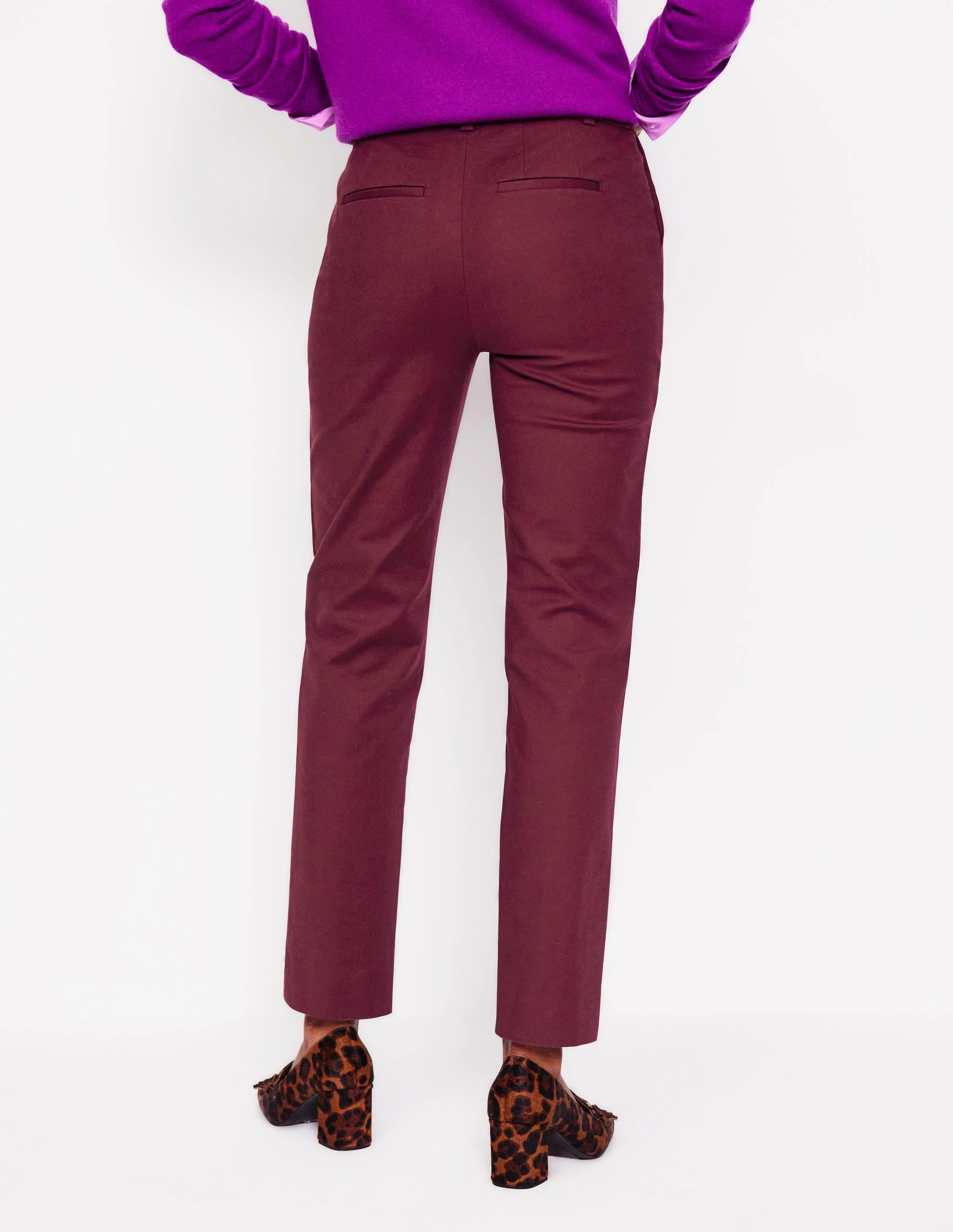 Richmond 7/8 Trousers-Deep Wisteria Functional Design