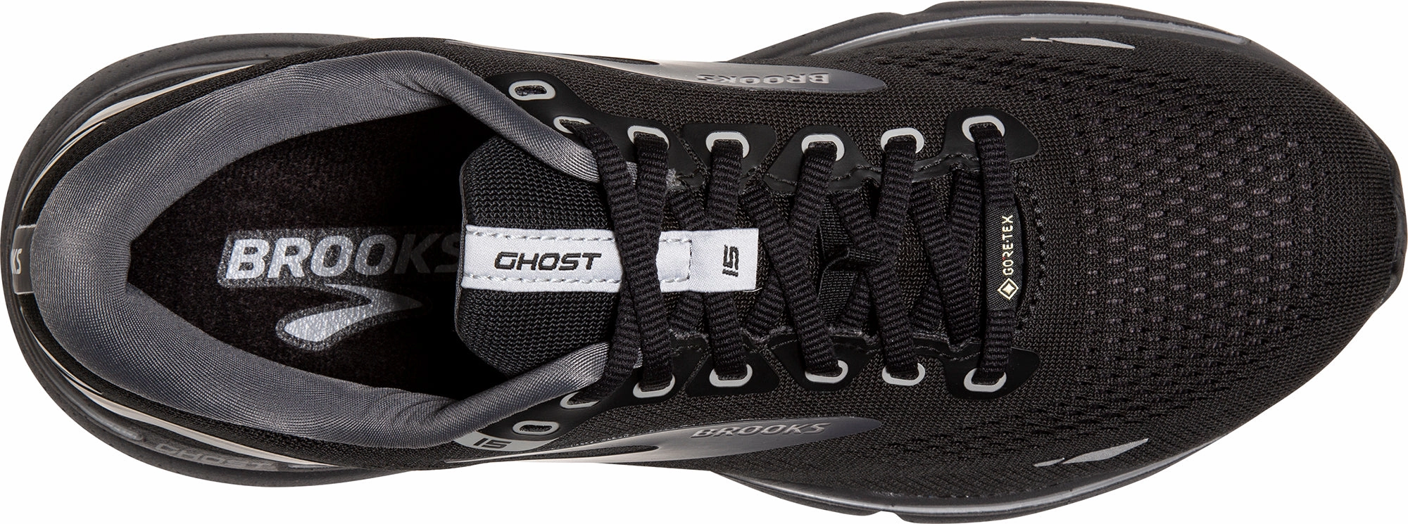 Brooks Ghost 15 GORE-TEX Womens Running Shoes - Black individual - sports