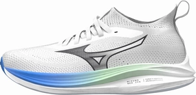 Mizuno Neo Zen Mens Running Shoes - White Comfort Last gym - specific shoes