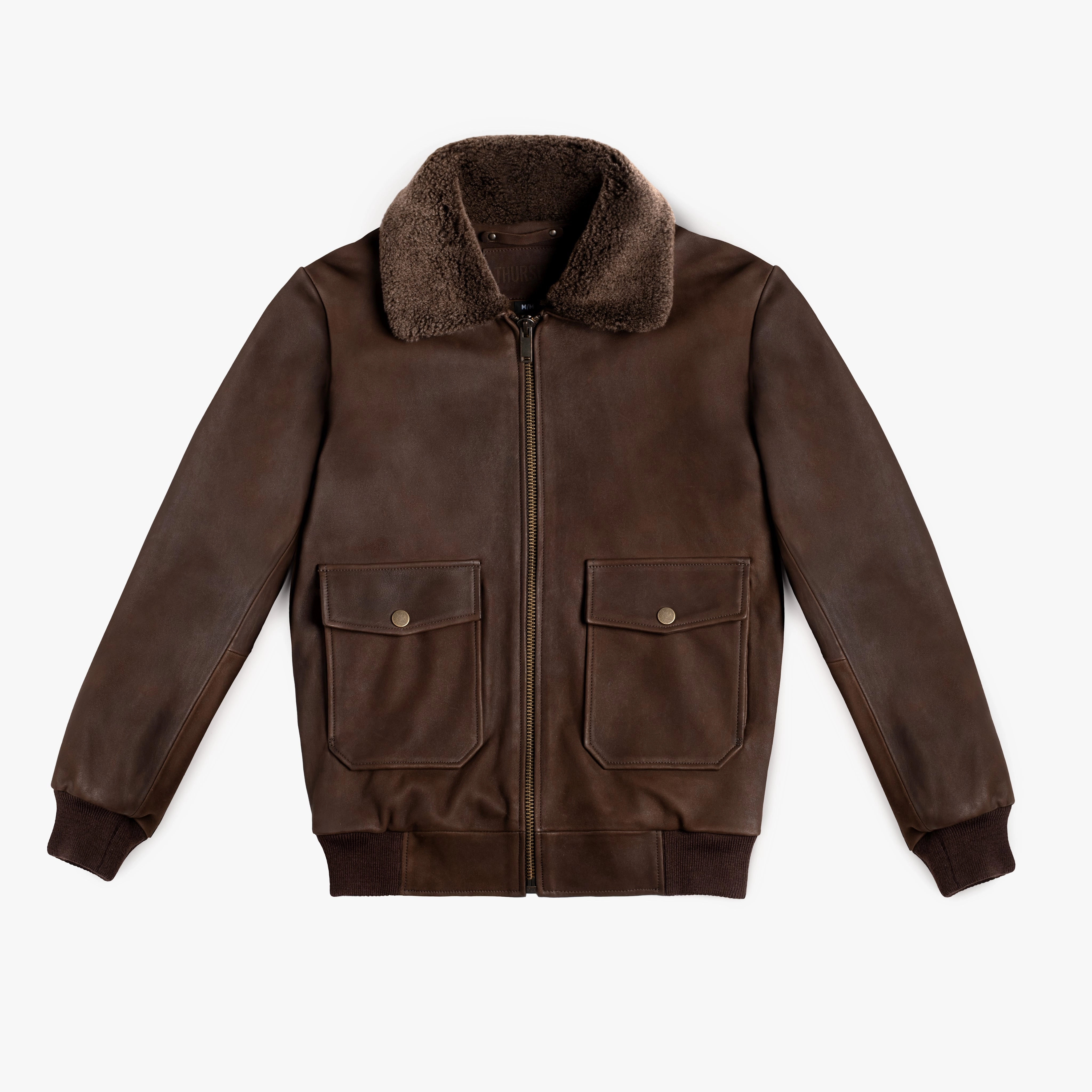 Flight Jacket | Tobacco EcoFriendlyMaterial Non Bulky Design