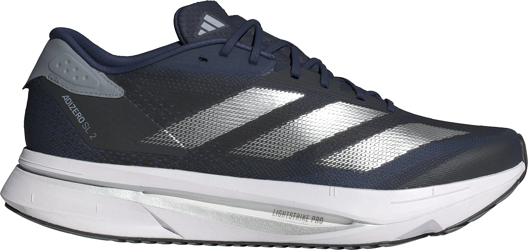 adidas Adizero SL 2 Mens Running Shoes - Blue superior - craftsmanship Heat Sealed Seam Technology