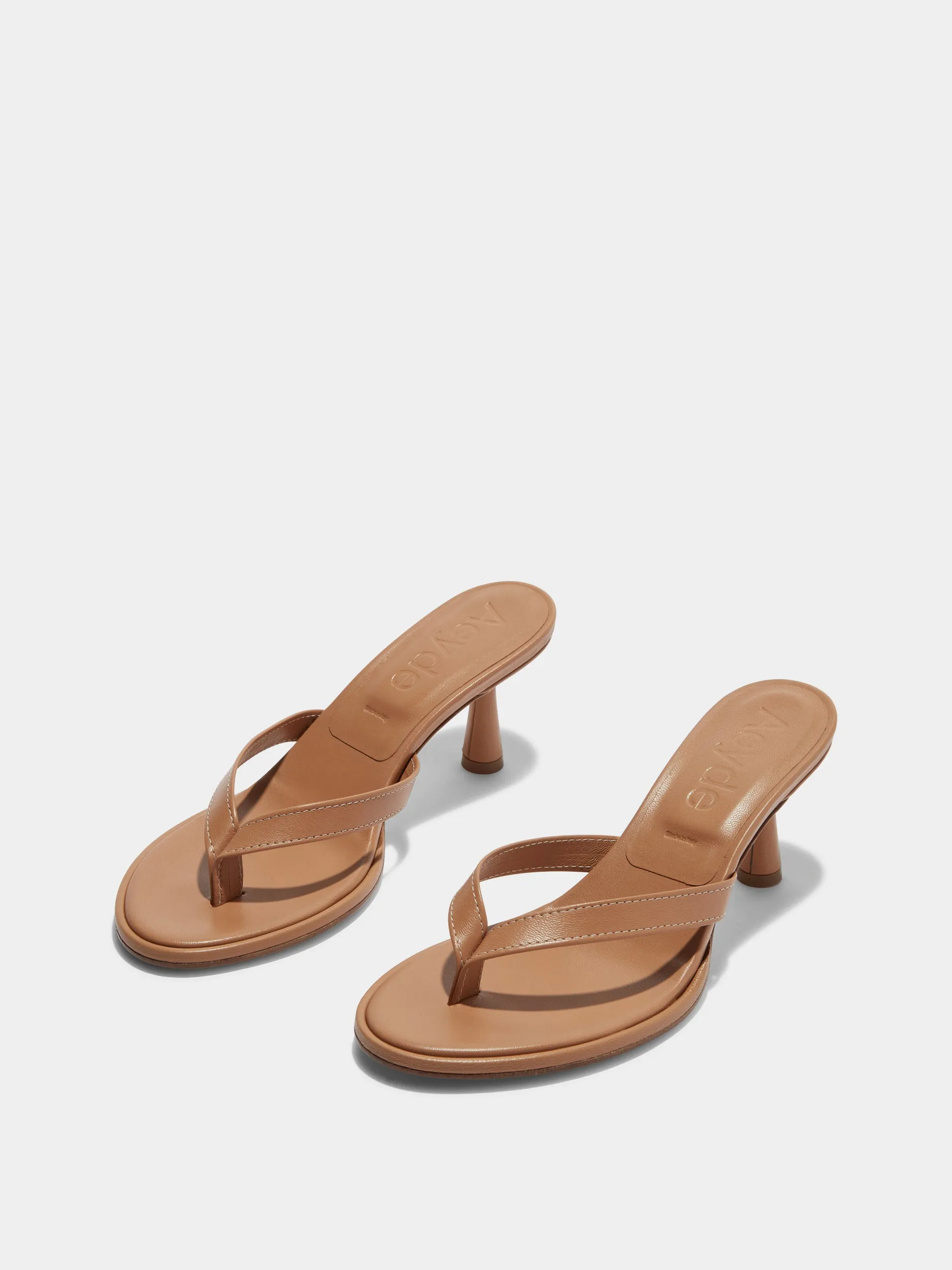 Daphne Leather Thong Sandals Dress Footwear Comfortable Soles