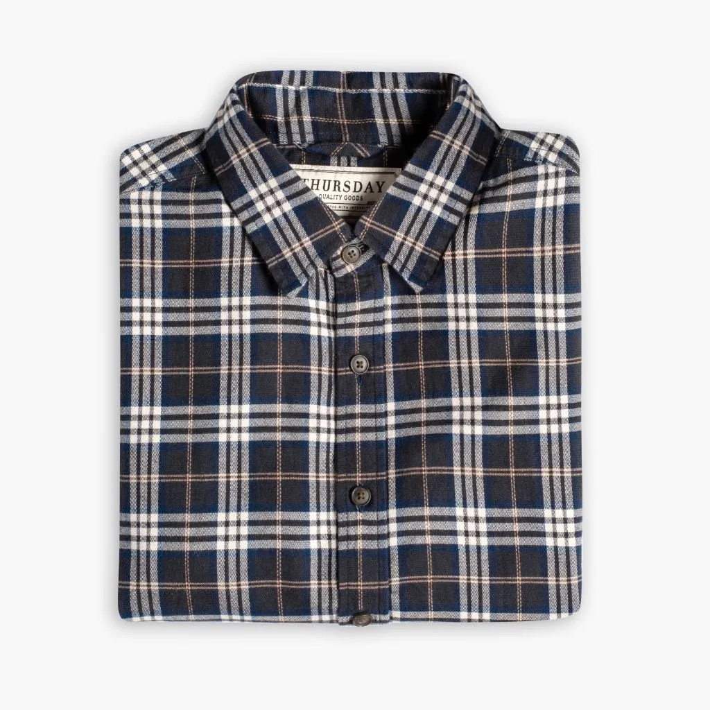 Youthful Appeal Comfy Layer Forever Flannel Shirt | Dark Truffle