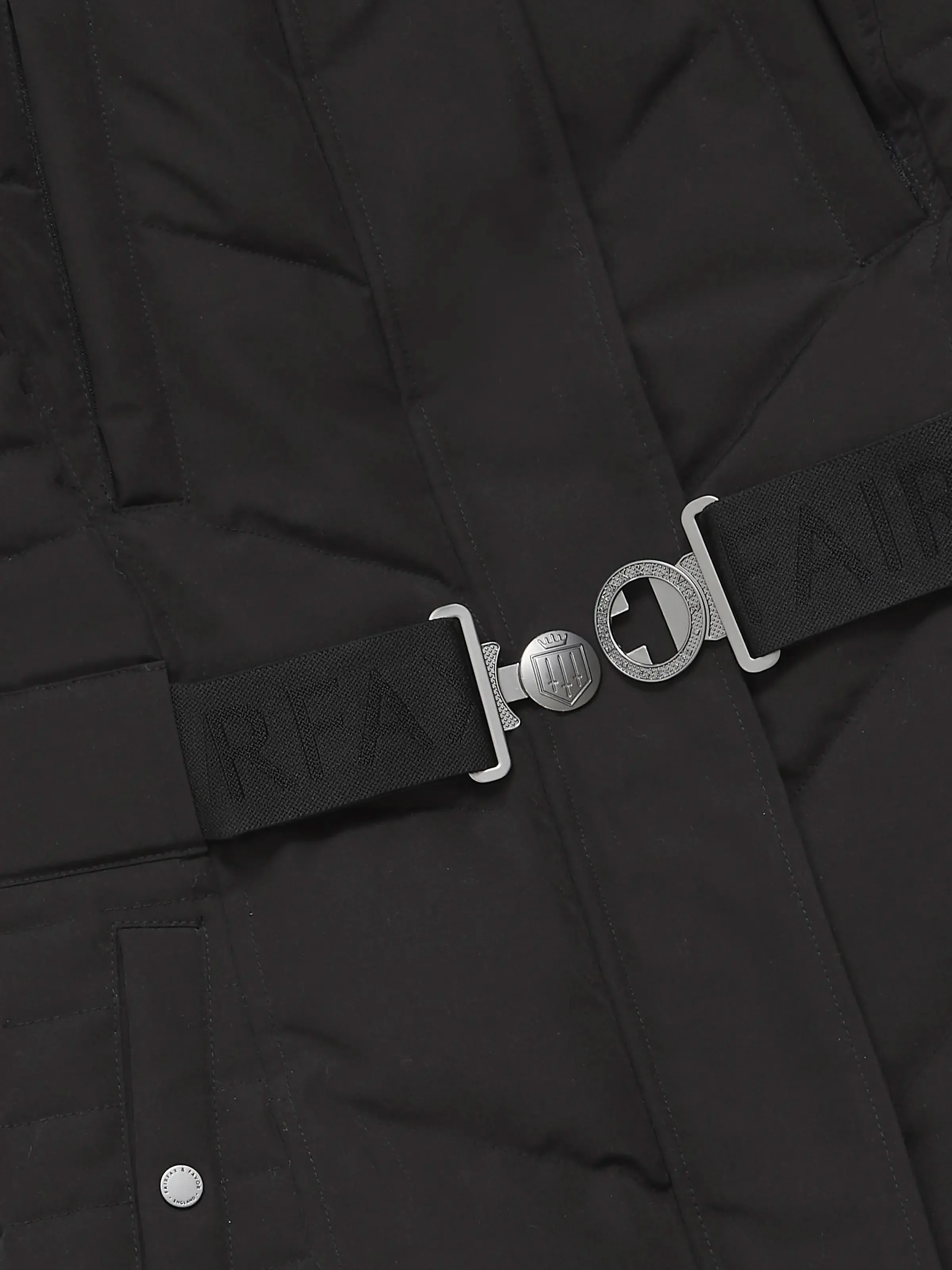 Weatherproof Shell Stylish Comfort Charlotte Padded Longline Coat - Black