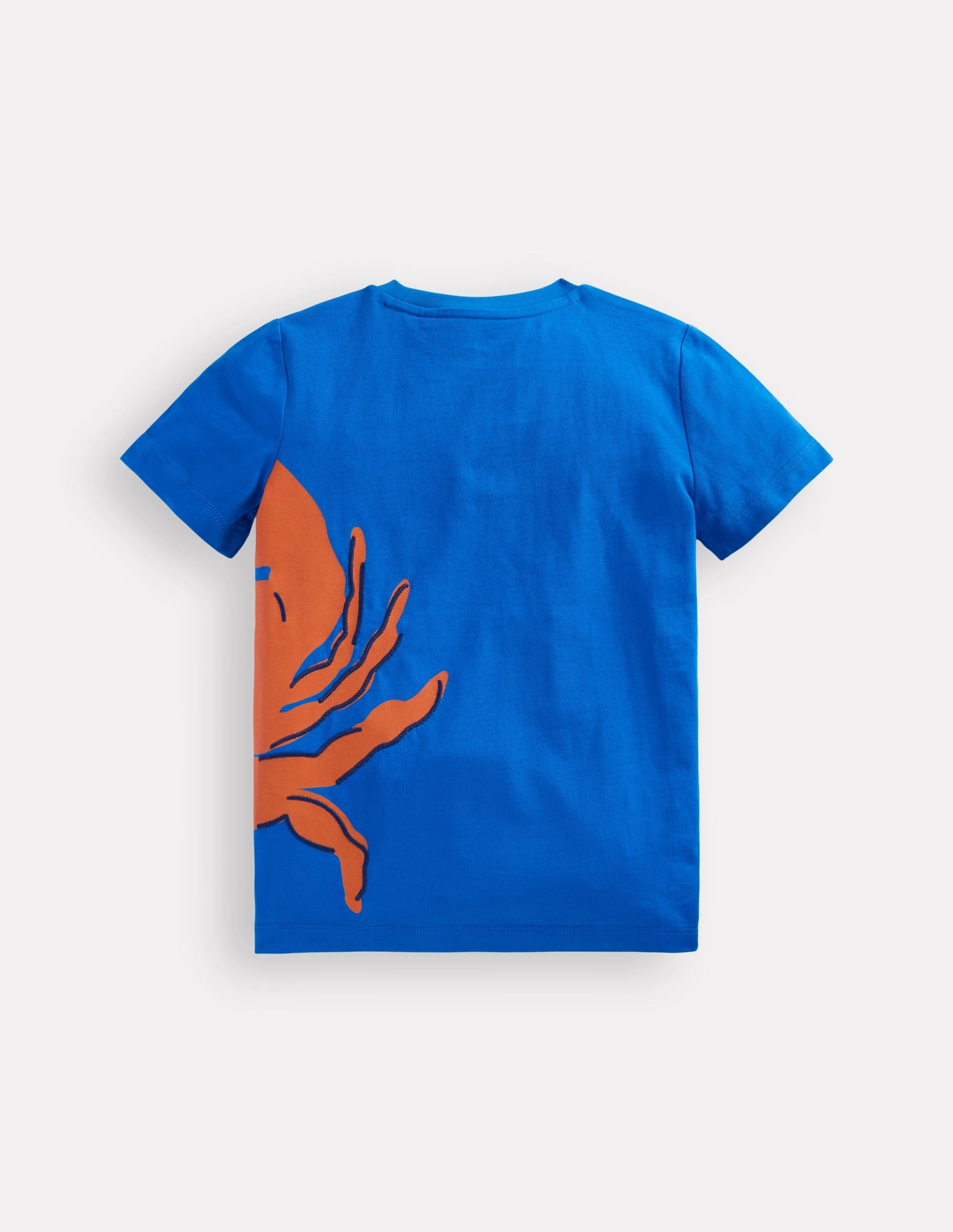 Fun Graphic T-shirt-Kingfisher Blue Crab Smart Fashion light layering