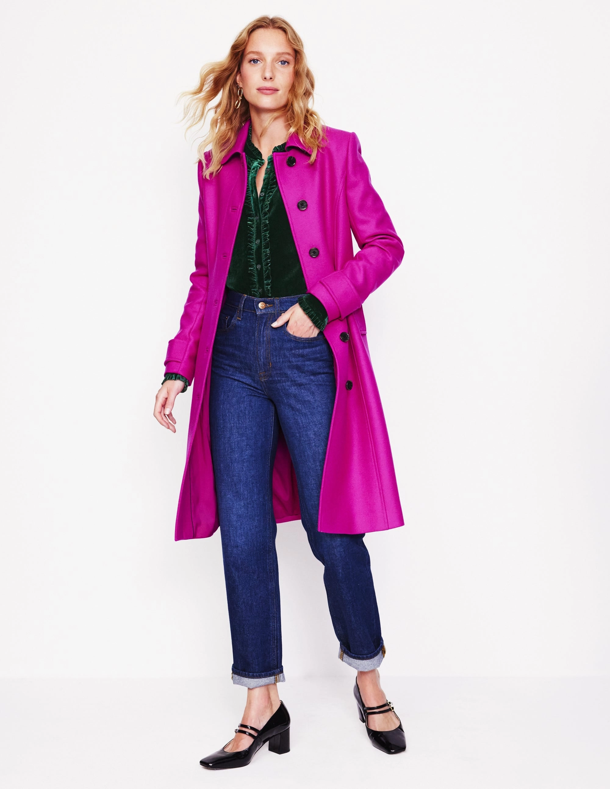 Lightweight Style Quick Comfort Fit Caroline Jersey Velvet Shirt-Glade