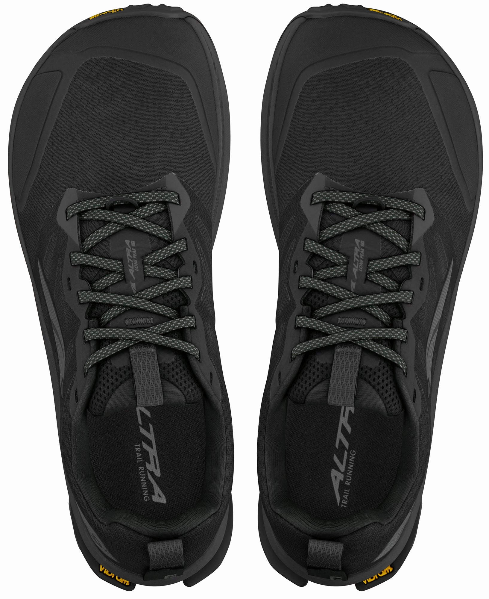 Altra Lone Peak 9  WIDE FIT Mens Trail Running Shoes - Black adult running shoes