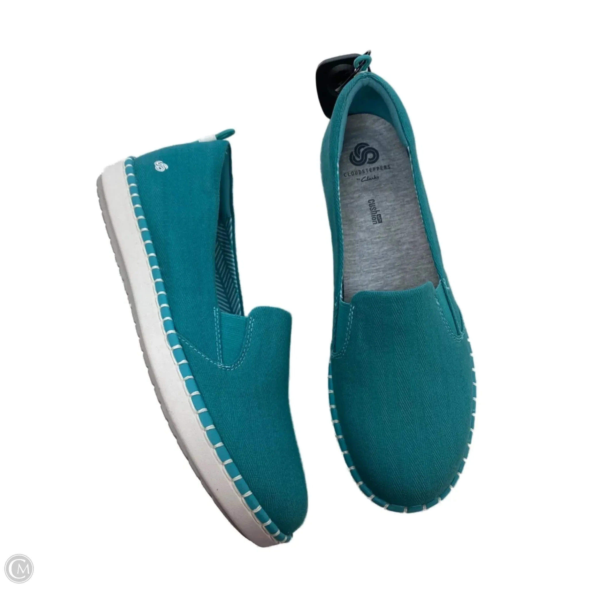 Sporty Chic Wind Guard Shoes Flats By Clarks In Blue, Size: 10