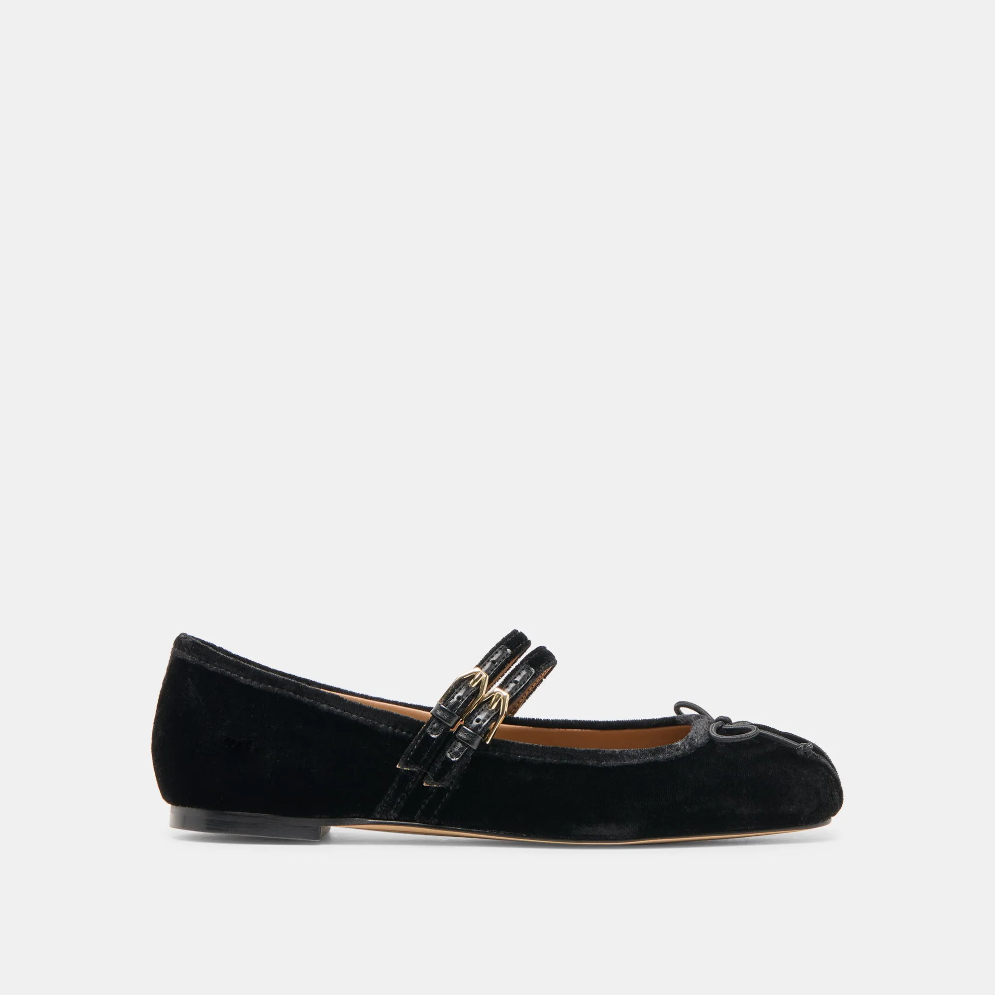 Village Glow Moon Glow GIBSEN BALLET FLATS NERO VELVET