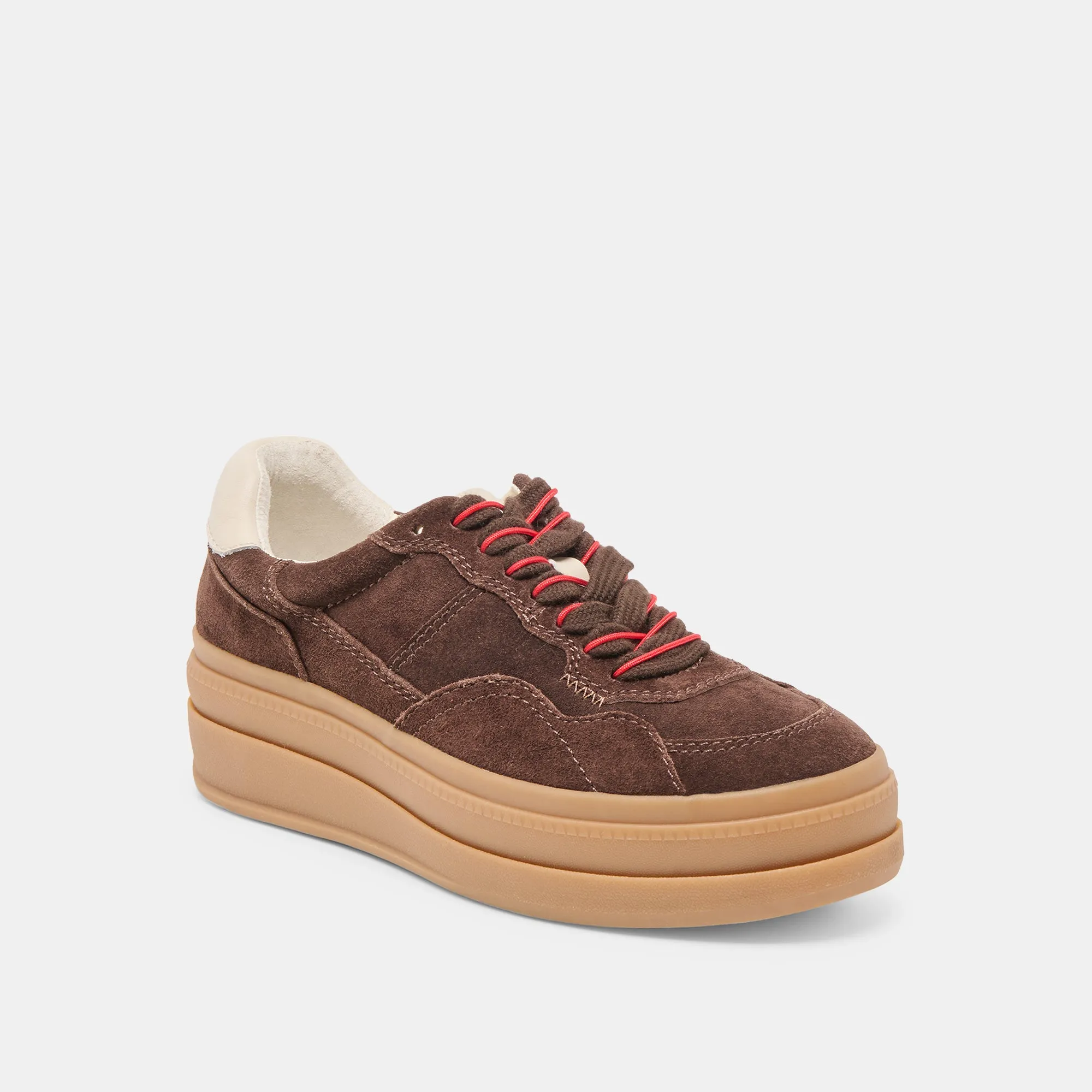 NAOMY H2O SNEAKERS DK BROWN SUEDE Vibrant Look