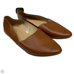 Shoes Flats By Universal Thread In Brown, Size: 8 Hook Loop Metal Buckle