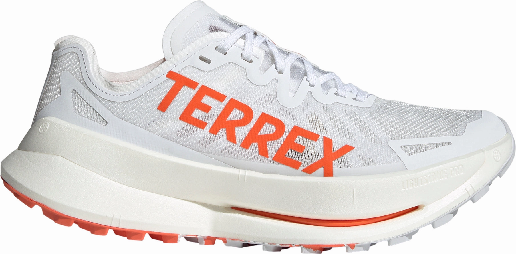 adidas Terrex Agravic Speed Ultra Mens Trail Running Shoes - White Air Injection Foam running in the countryside