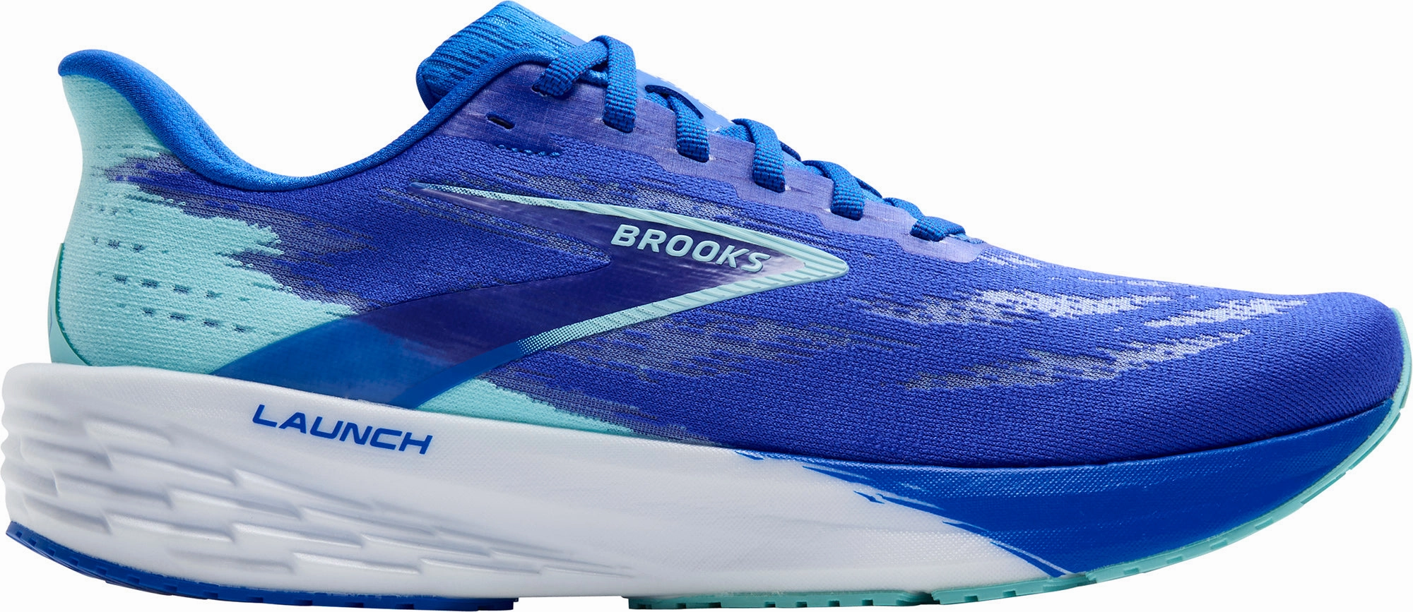 Brooks Launch 11 Mens Running Shoes - Blue Durable Compound Split Outsole Design