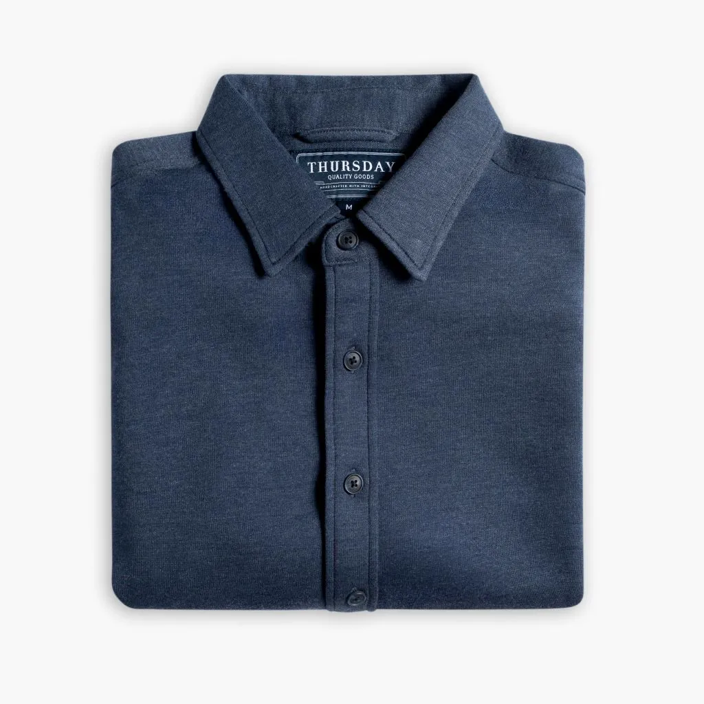 Budget Friendly Everyday Button-Down Shirt | Blue