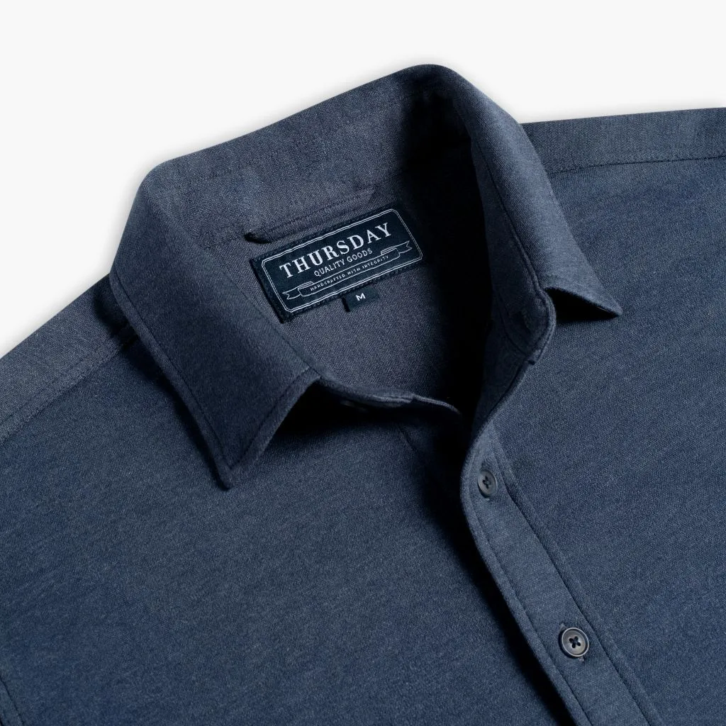 Everyday Button-Down Shirt | Blue Mountain Retreat Smooth zipper closure
