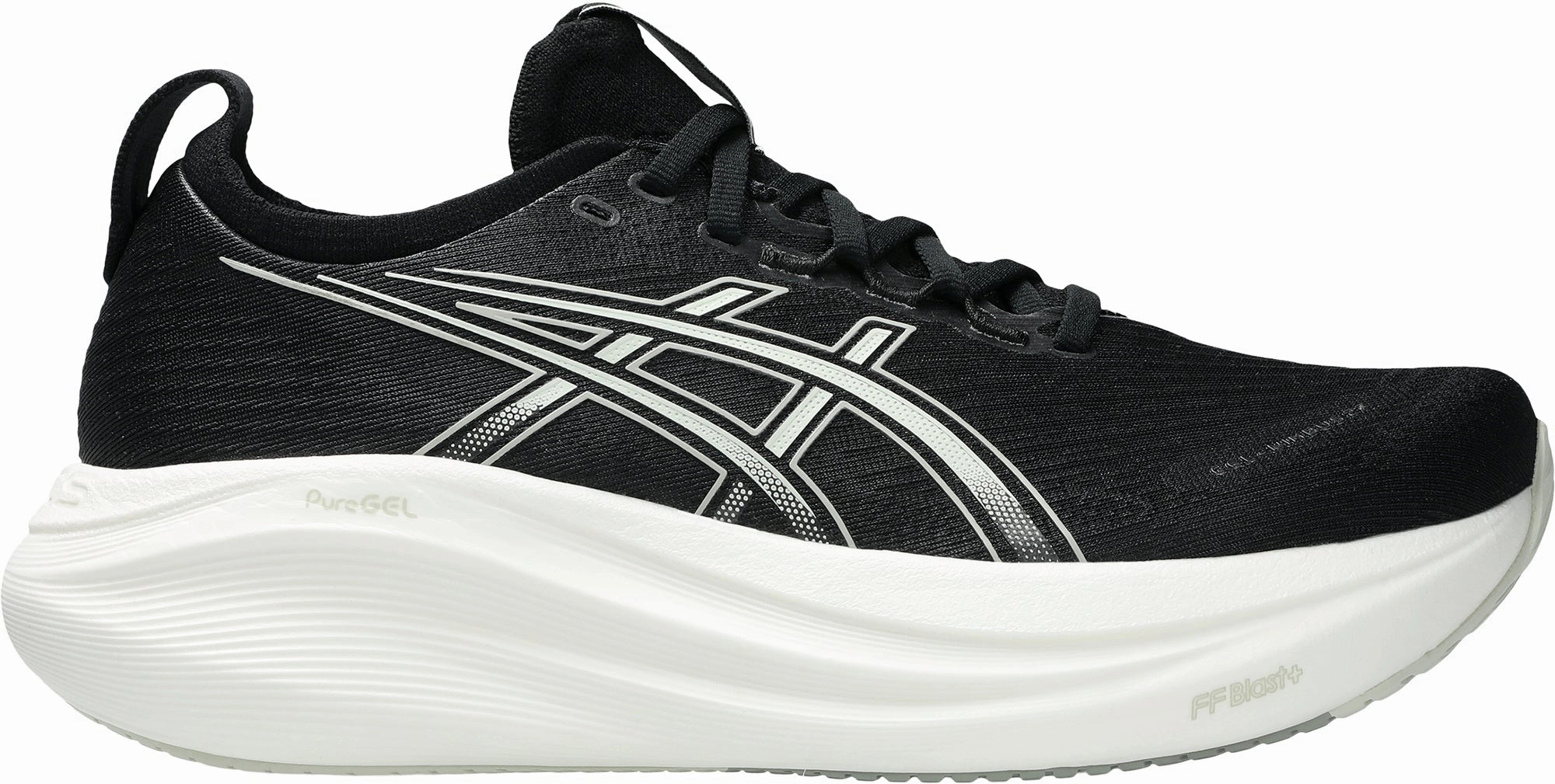 energy - returning sole shoe feature school teams Asics Gel Nimbus 27 Womens Running Shoes - Black