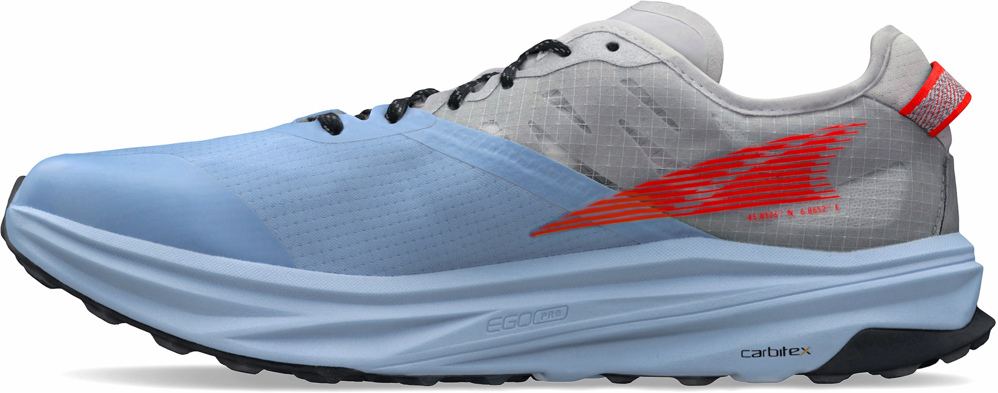 Altra Mont Blanc Carbon Womens Trail Running Shoes - Grey Vascular Cooling Fins