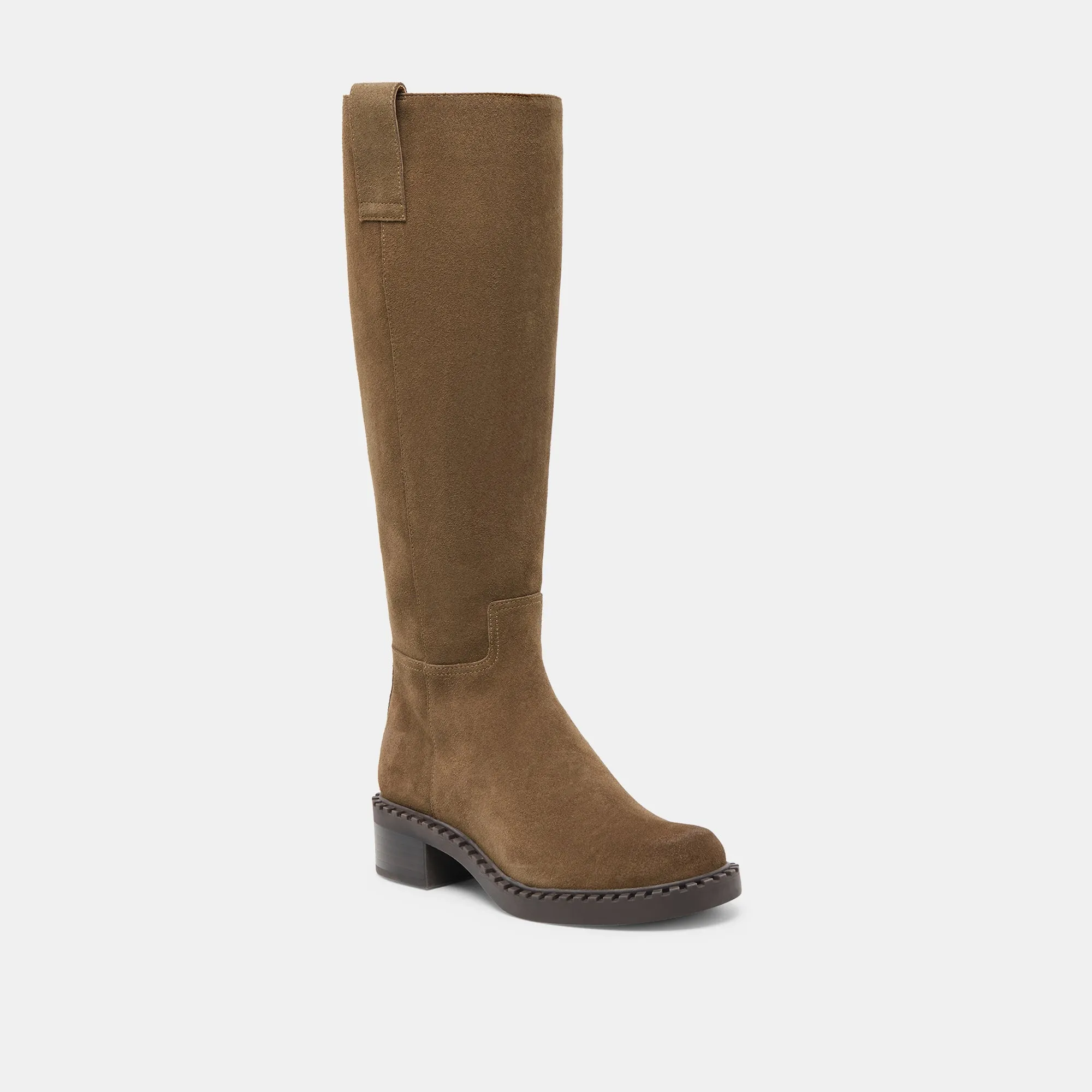 GLORY H2O WIDE CALF BOOTS OLIVE SUEDE Frost Season