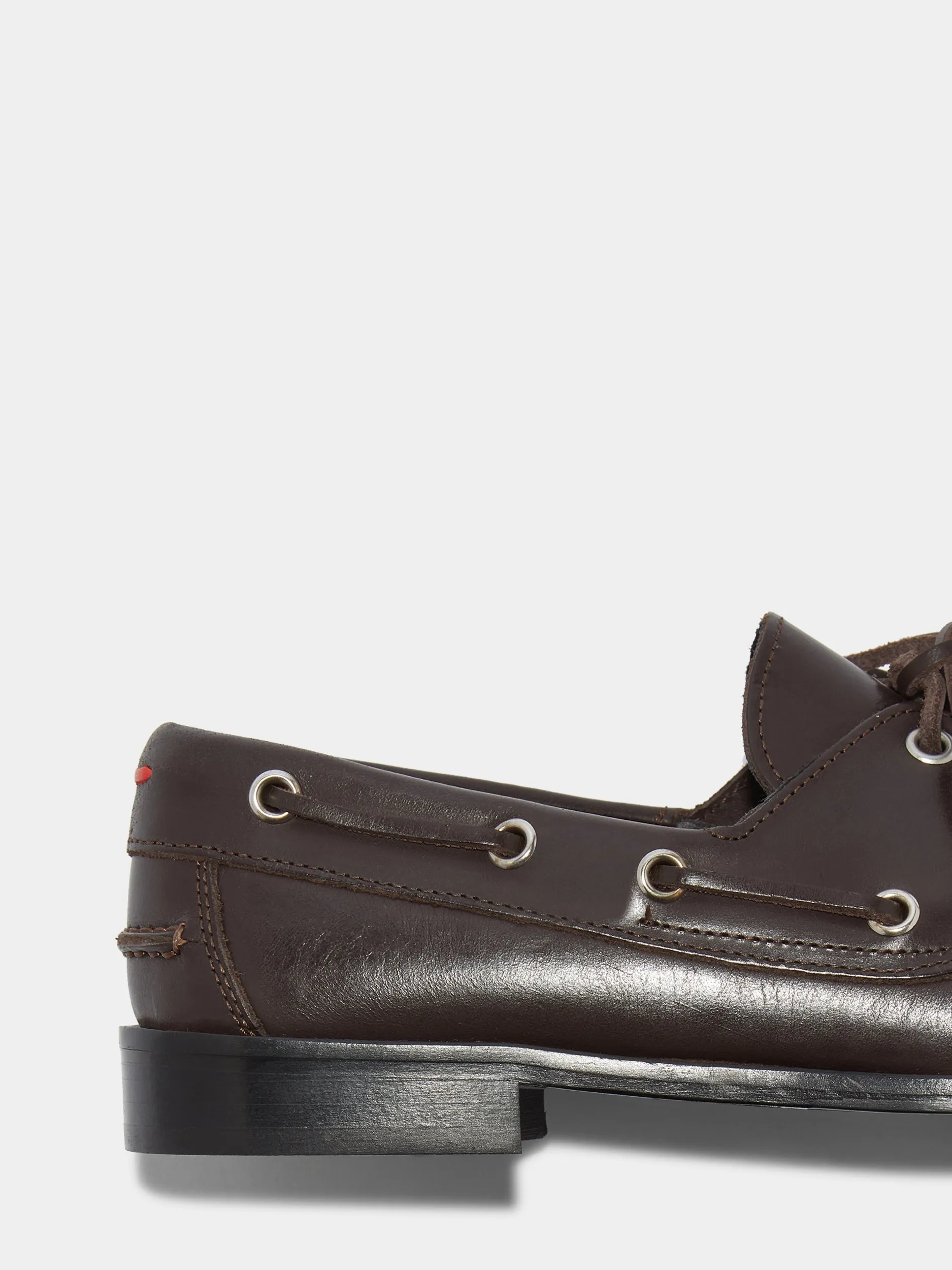 Country Club Harris Leather Moccasin Flats