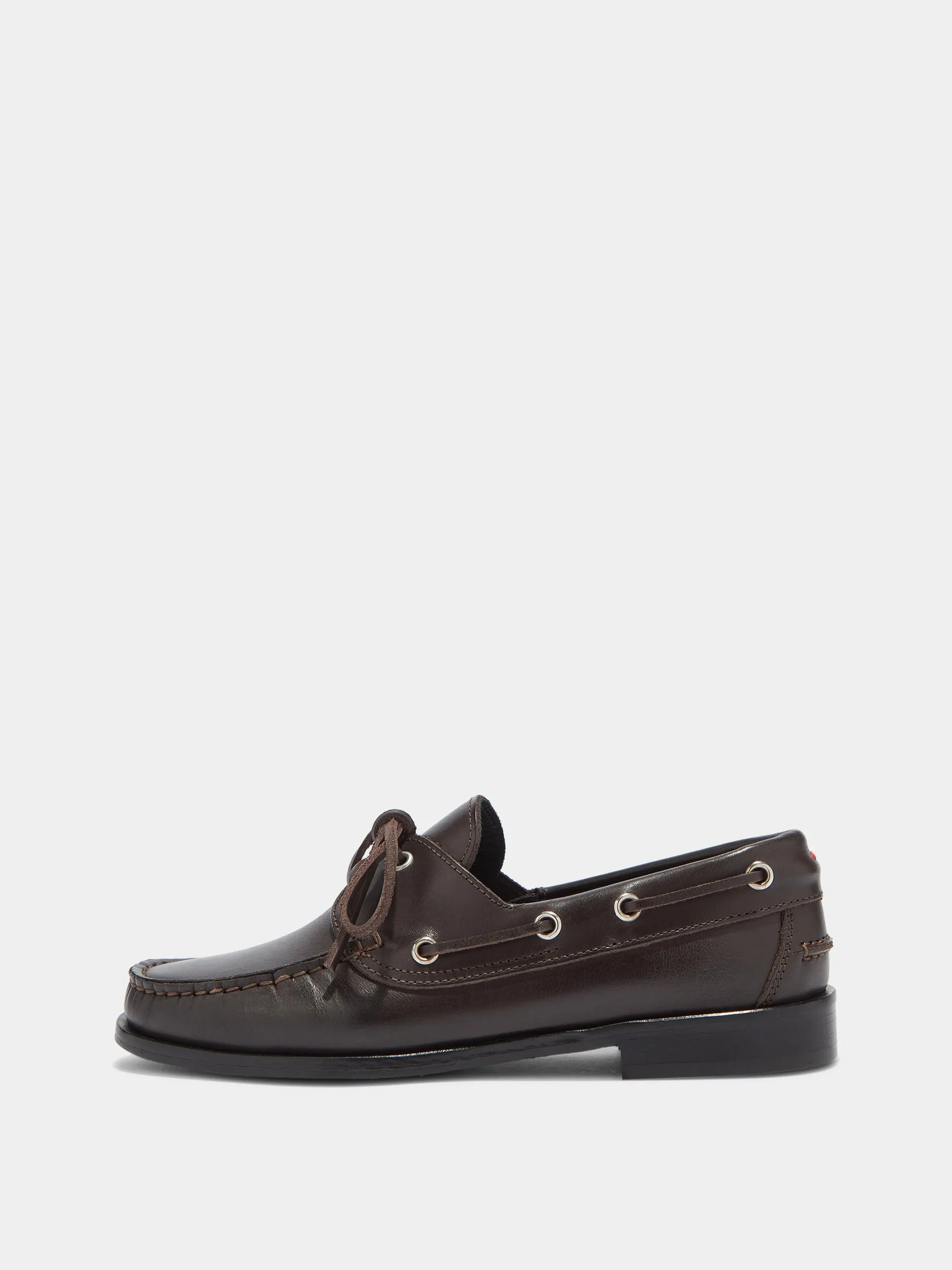 Harris Leather Moccasin Flats Light Guard