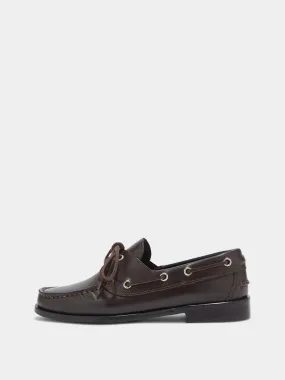 Harris Leather Moccasin Flats Light Guard
