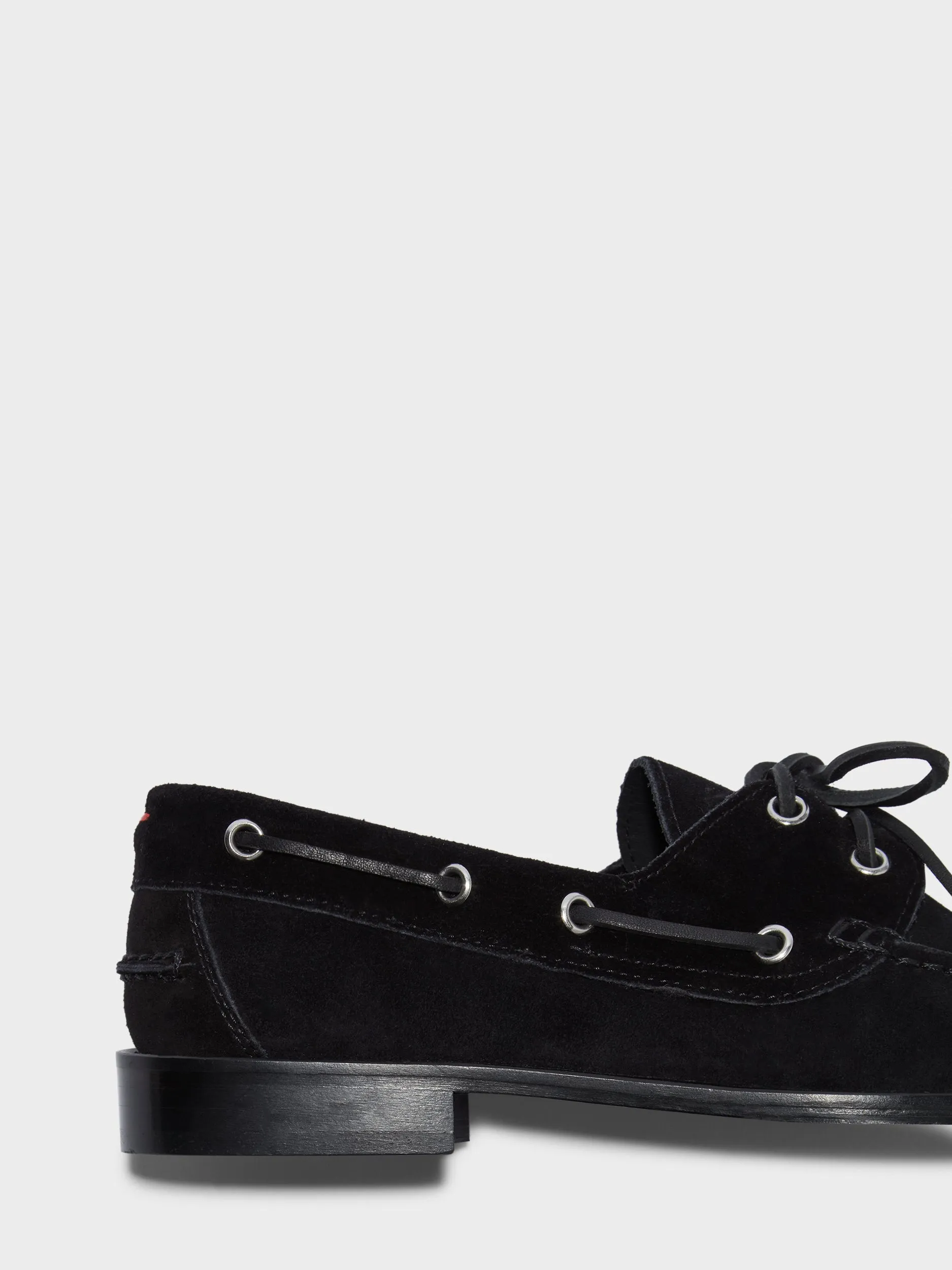 Faux Leather Foot Free Harris Suede Mocassin Flats