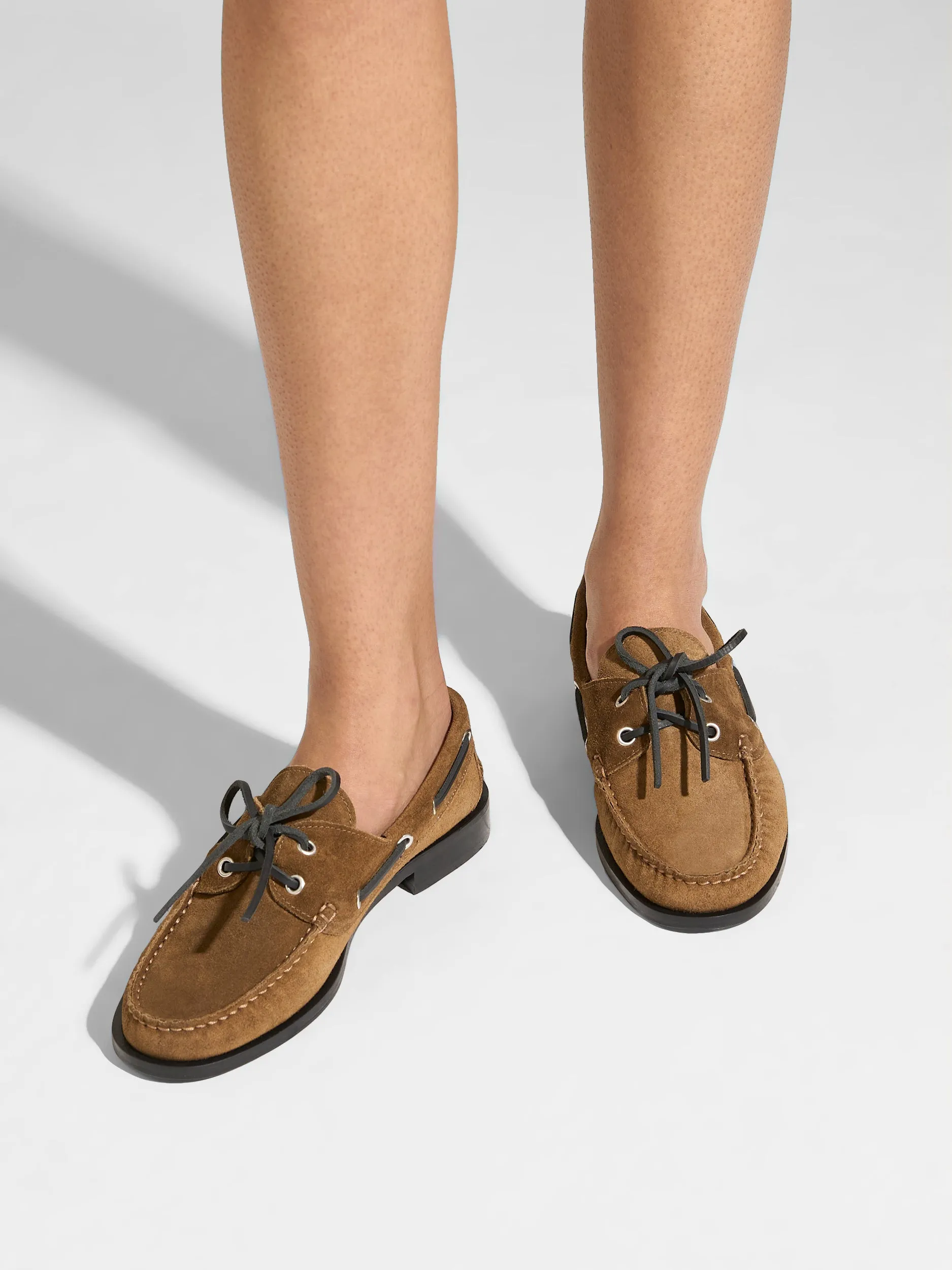 Multi-Purpose Harris Suede Mocassin Flats