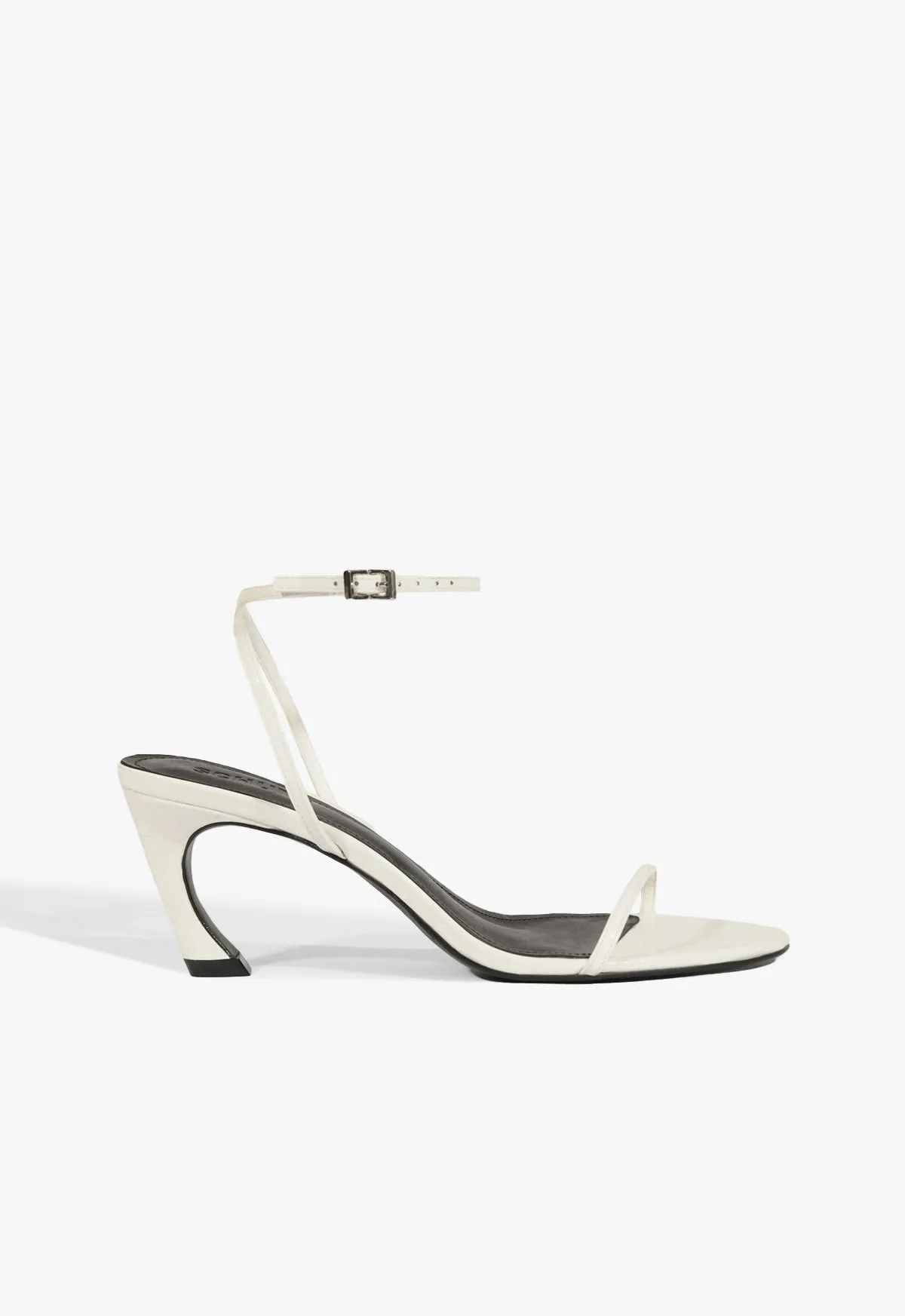 Chic Shoes Siena Curve Mid Patent Sandal