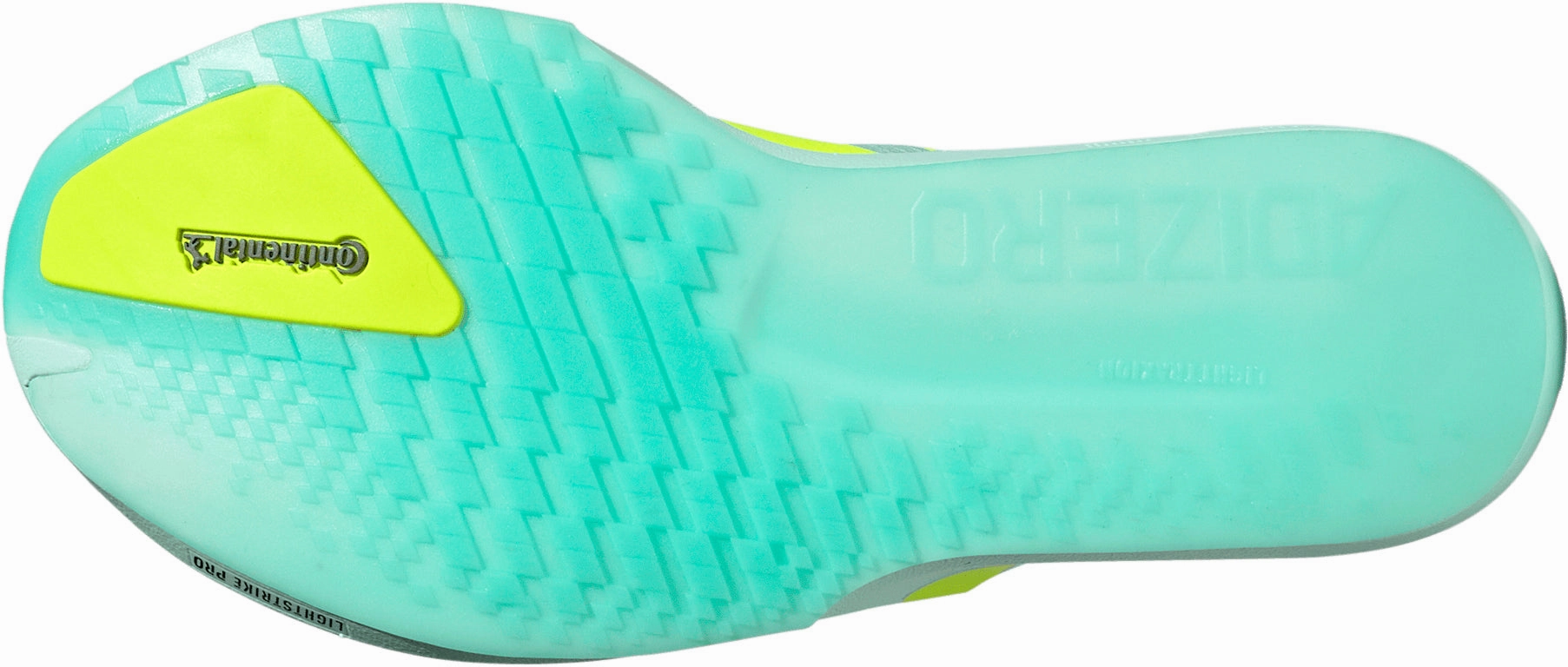 adidas Adizero Adios 9 Womens Running Shoes - Green political - event running wear proprioception - enhancing shoes
