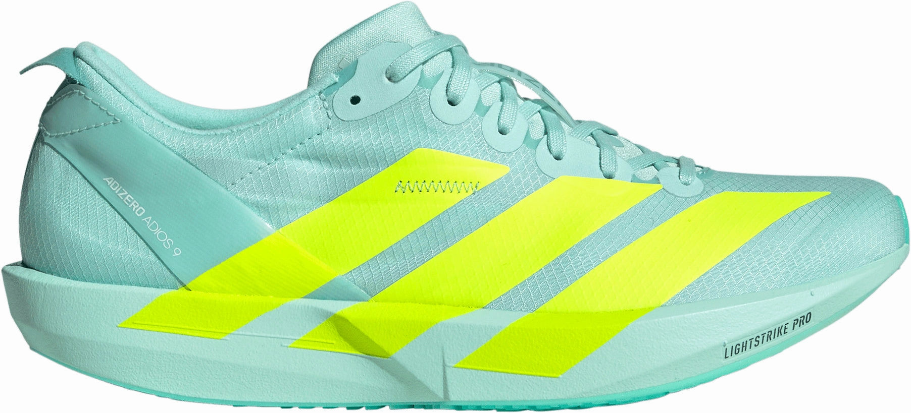 Stabilizing Arch Bridge increased endurance adidas Adizero Adios 9 Womens Running Shoes - Green