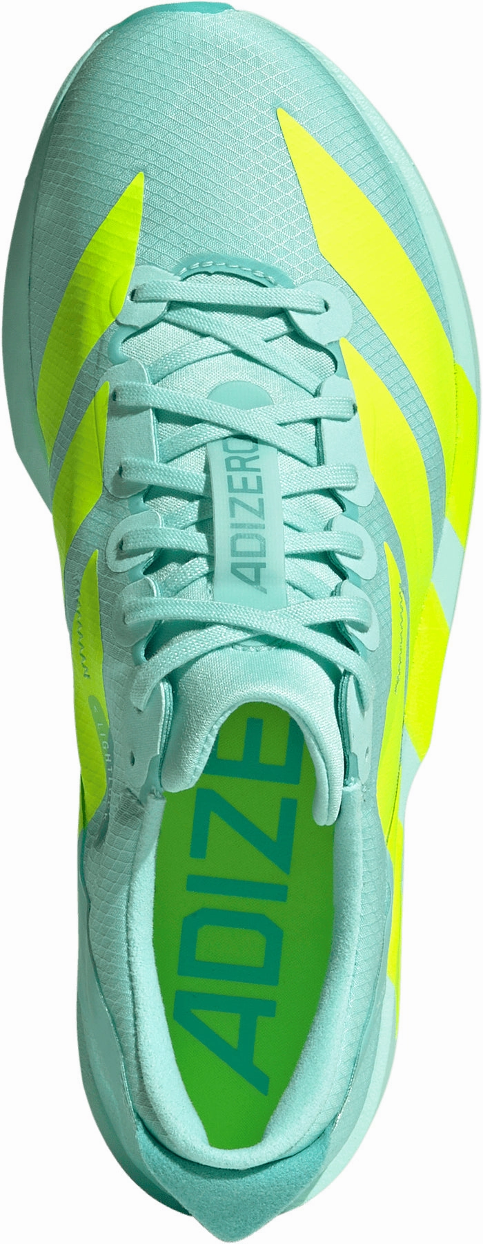adidas Adizero Adios 9 Womens Running Shoes - Green Heel Cushioning Functional Shoes