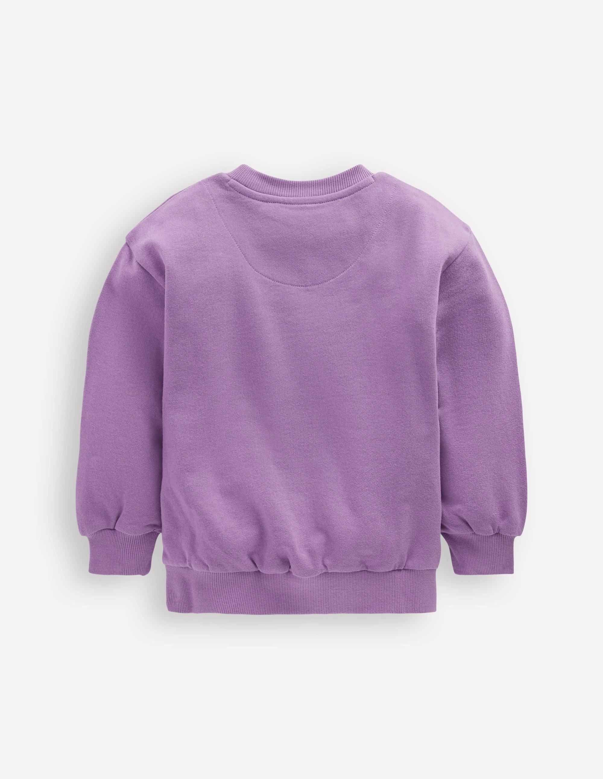 Bobbie Appliqu?? Sweatshirt-Aster Purple Apple AntiStaticFinish
